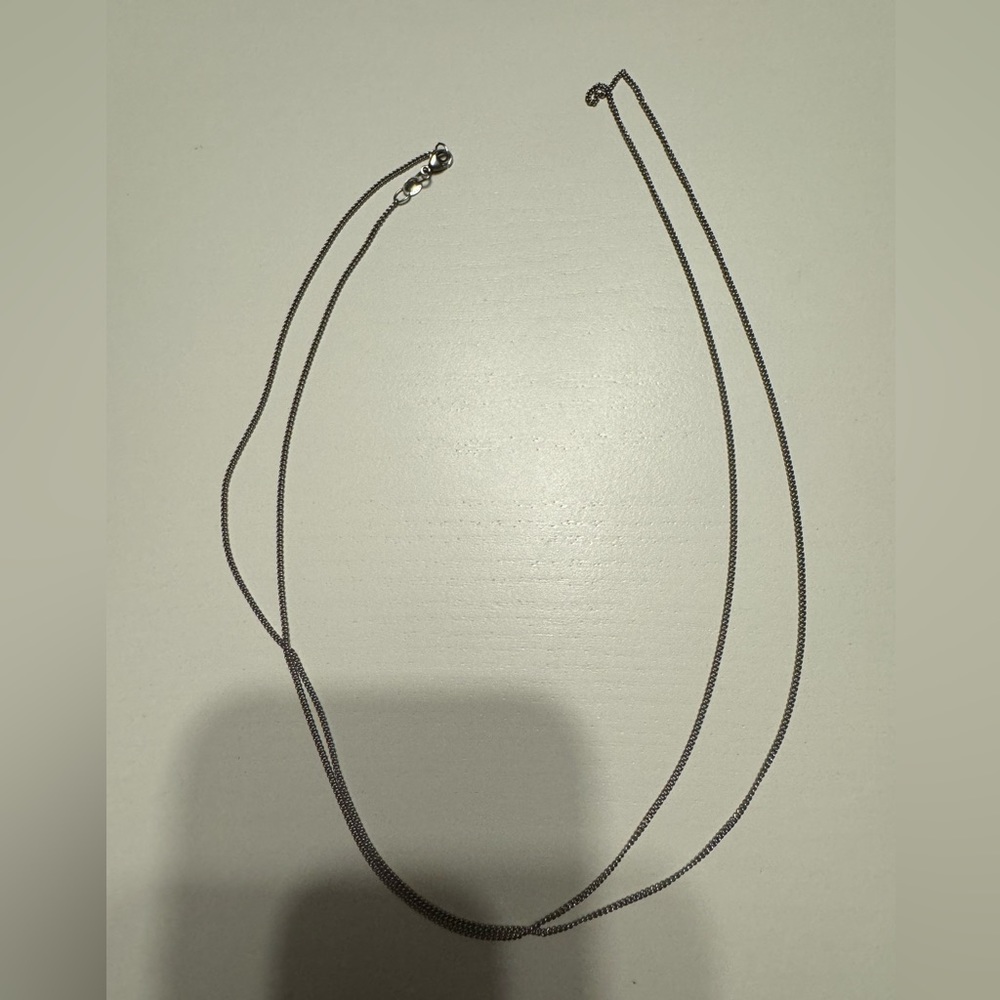 James Avery Silver Light Curb Chain - 36 inches